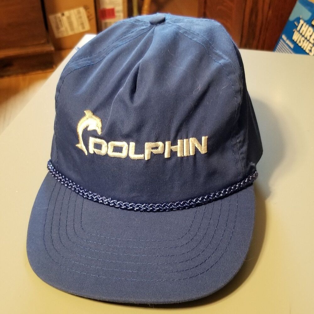 Vintage Dolphin RV Cotton/poly mix strapback hat by Otto